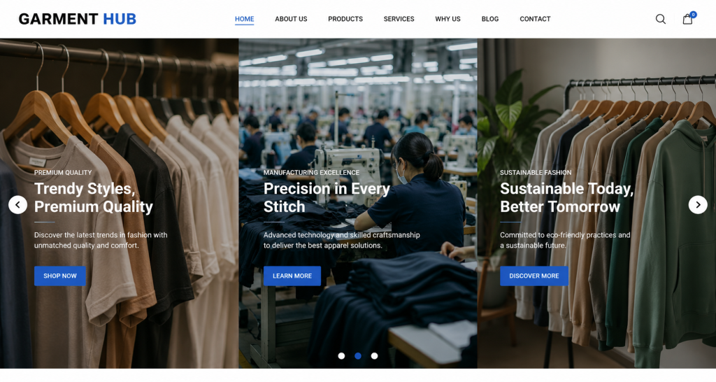 Garment hub